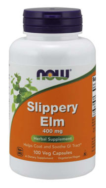 Picture of NOW Slippery Elm, 400 mg, 100 vcaps