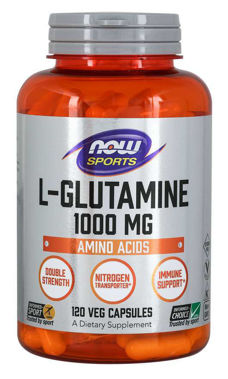 Picture of NOW Sports L-Glutamine, 1,000 mg, 120 vcaps