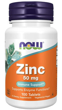 Picture of NOW Zinc, 50 mg, 100 tabs