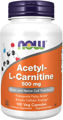 Picture of NOW Acetyl-L-Carnitine, 500 mg, 100 vcaps