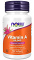 Picture of NOW Vitamin A, 25,000 IU, 100 softgels