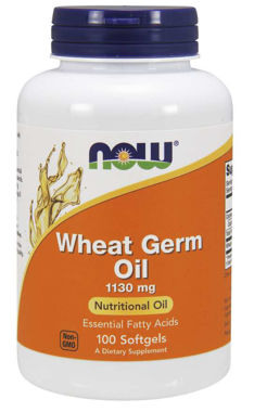 Picture of NOW Wheat Germ Oil, 1130 mg, 100 softgels