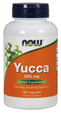 Picture of NOW Yucca, 500 mg, 100 caps