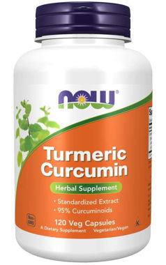 Picture of NOW Turmeric Curcumin, 120 vcaps