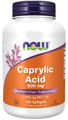 Picture of NOW Caprylic Acid, 600 mg, 100 softgels