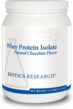 Picture of Biotics Research Whey Protein Isolate, Natural Chocolate Flavor, 16 oz