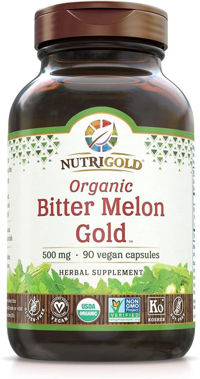 Picture of NutriGold Bitter Melon Gold, 500 mg,  90 vcaps (OUT OF STOCK)