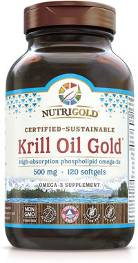 Picture of NutriGold Krill Oil Gold, 500 mg, 120 softgels (TEMPORARY OUT OF STOCK)
