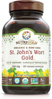 Picture of NutriGold St. John's Wort Gold, 300 mg, 90 vcaps