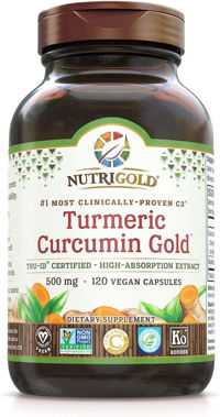 Picture of NutriGold Turmeric Curcumin Gold,  500 mg, 120 vcaps (TEMPORARY OUT OF STOCK)