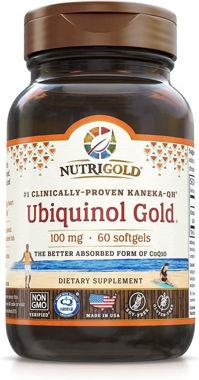 Picture of NutriGold Ubiquinol Gold, 100 mg, 60 softgels (TEMPORARY OUT OF STOCK)