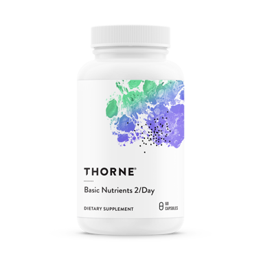 Picture of Thorne Basic Nutrients 2/Day, NSF Certified for Sport, 60 caps