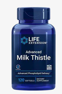 Picture of Life Extension Advanced Milk Thistle, 120 softgels