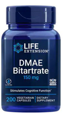 Picture of Life Extension DMAE Bitartrate, 150 mg, 200 vcaps