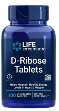 Picture of Life Extension D-Ribose Tablets, 100 vtabs