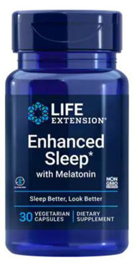 Picture of Life Extension Enhanced Sleep with Melatonin, 30 vcaps