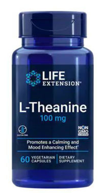 Picture of Life Extension L-Theanine, 100 mg, 60 vcaps