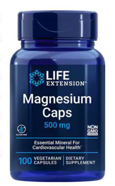 Picture of Life Extension Magnesium Caps, 500 mg, 100 vcaps