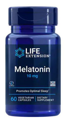 Picture of Life Extension Melatonin, 10 mg, 60 vcaps
