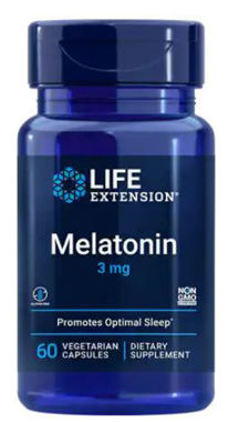 Picture of Life Extension Melatonin, 3 mg, 60 vcaps