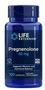 Picture of Life Extension Pregnenolone, 50 mg, 100 caps