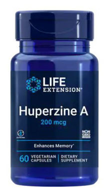 Picture of Life Extension Huperzine A, 200 mcg, 60 vcaps