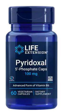 Picture of Life Extension Pyridoxal 5'-Phosphate Caps, 100 mg, 60 vcaps