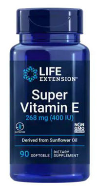 Picture of Life Extension Super Vitamin E,  400 IU, 90 softgels