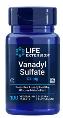 Picture of Life Extension Vanadyl Sulfate, 7.5 mg, 100 vtabs