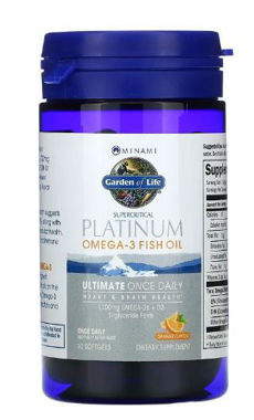 Picture of Garden of Life Minami Supercritical Platinum Omega-3 Fish Oil, 30 softgels