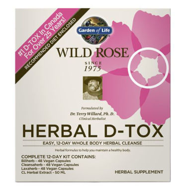 Picture of Garden of Life Wild Rose Herbal D-Tox, 12 day kit