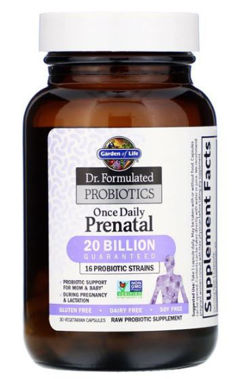 Picture of Garden of Life Dr. Formulated Probiotics Once Daily Prenatal, 30 vcaps