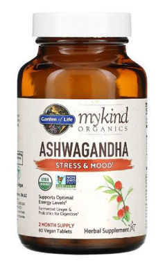 Picture of Garden of Life mykind Organics Ashwagandha, 60 vegan tablets