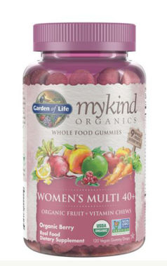 Picture of Garden of Life mykind Organics Women's Multi Gummies, Berry Flavor, 120 vegan gummy drops