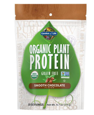 Picture of Garden of Life Organic Plant Protein, Smooth Chocolate , 9.7 oz