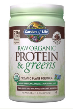Picture of Garden of Life Raw Protein & greens, Chocolate, 21.51 oz