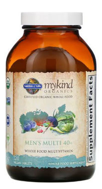 Picture of Garden of Life mykind Organics Men's Multi 40+, 120 vegan tablets