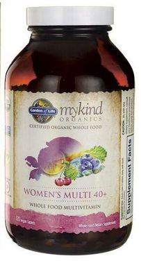 Picture of Garden of Life mykind Organics Women's Multi 40+, 120 vegan tablets