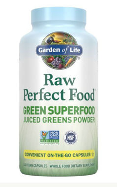 Picture of Garden of Life Raw Perfect Food Green SuperFood, 240 vegan caps