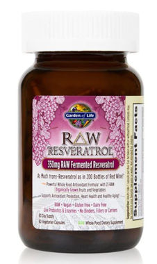 Picture of Garden of Life Raw Resveratrol,  60 vegan caps