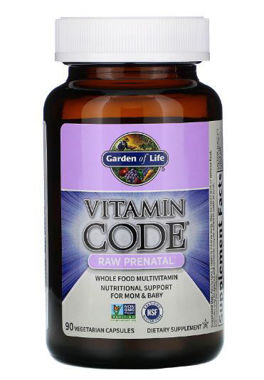 Picture of Garden of Life Vitamin Code Raw Prenatal, 90 vcaps