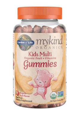 Picture of Garden of Life mykind Organics Kids Multi Gummies, Fruit Flavor, 120 vegan gummy bears