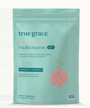 Picture of True Grace One Daily Women's Multivitamin, Refill Pouch 40+, 90 vtabs